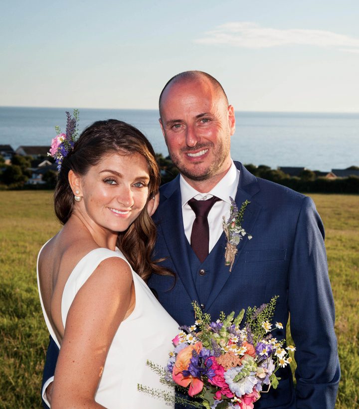 Jim and Tash Cornish coastal wedding